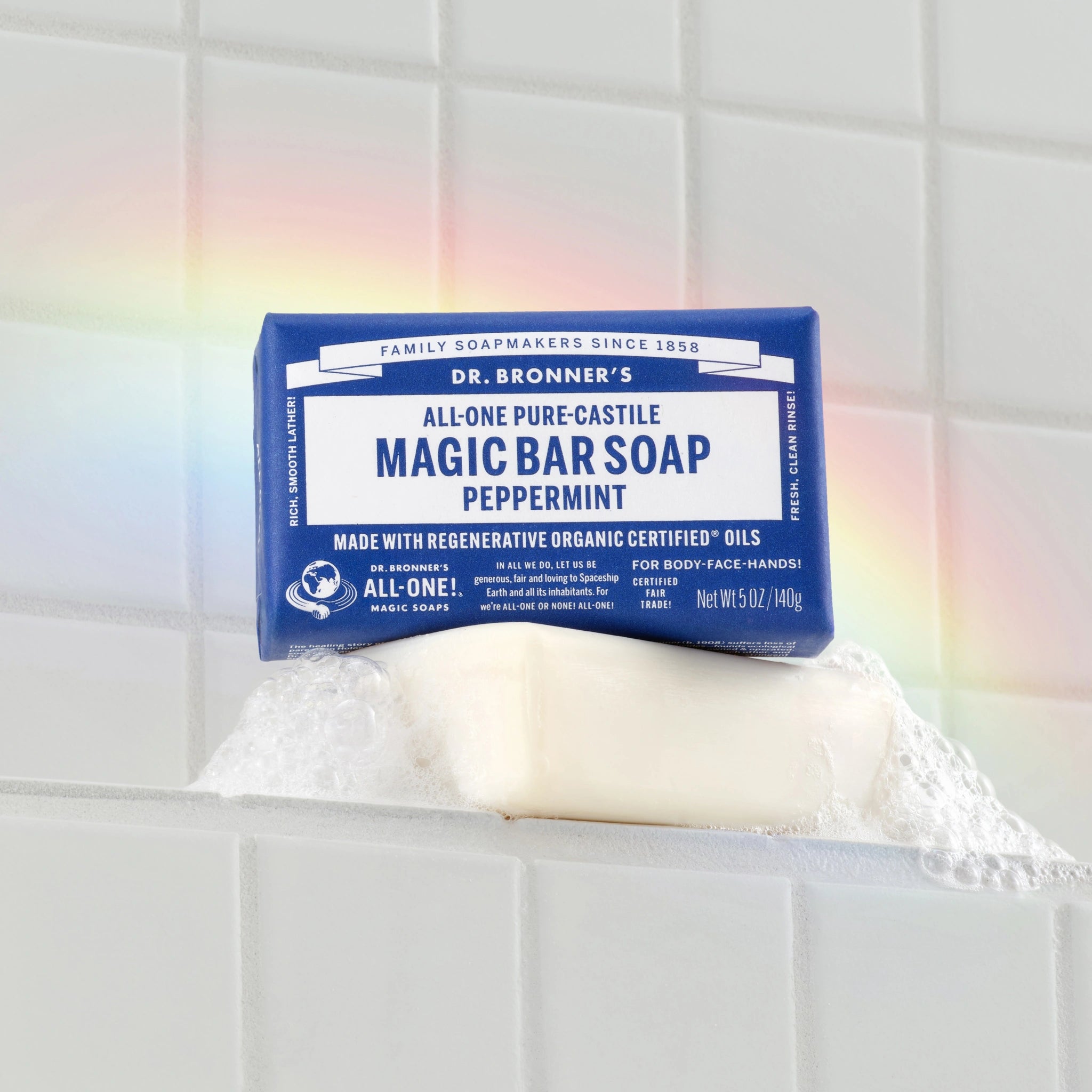 Peppermint - Pure-Castile Magic Bar Soap - Image 2