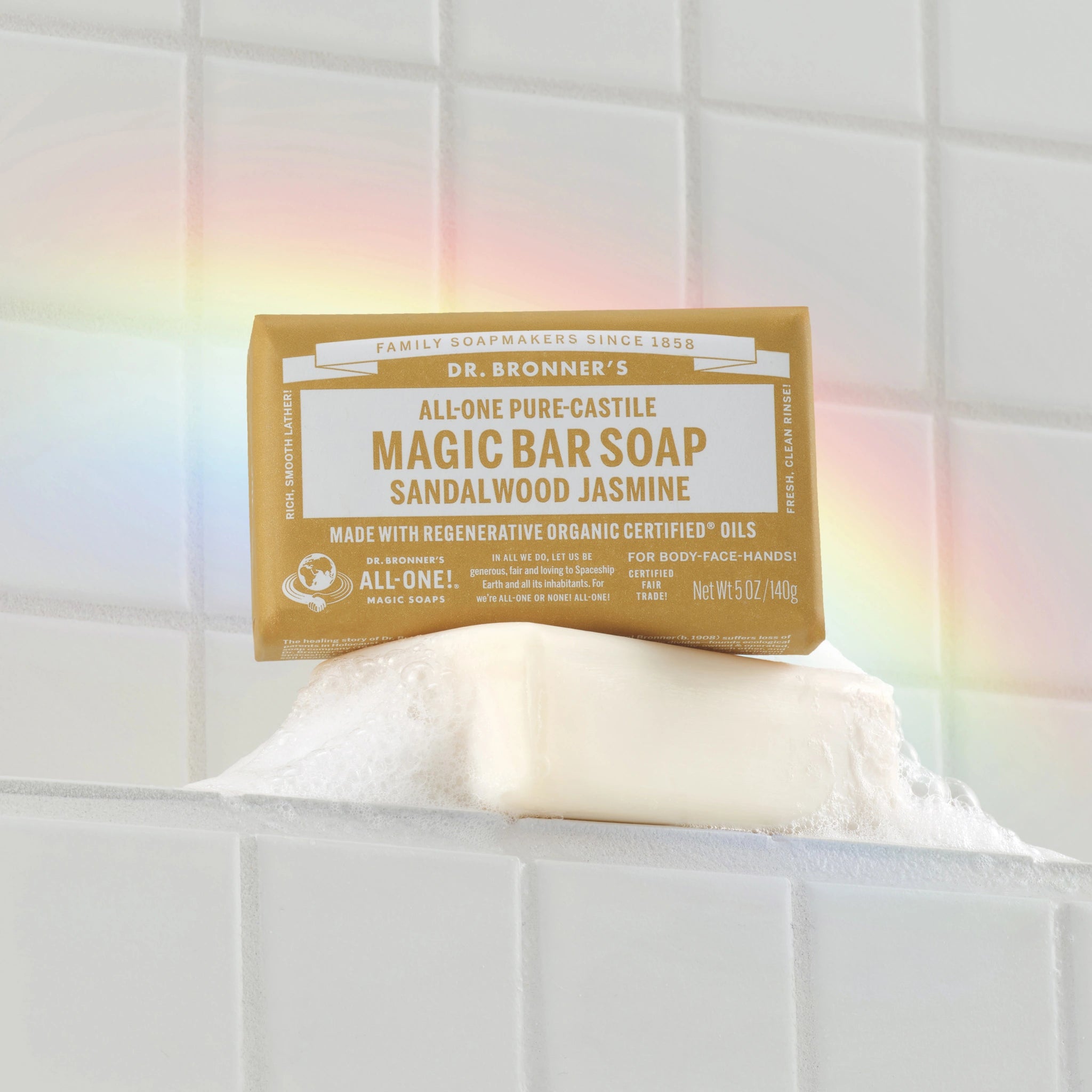 Sandalwood Jasmine - Pure-Castile Bar Soap - Image 2