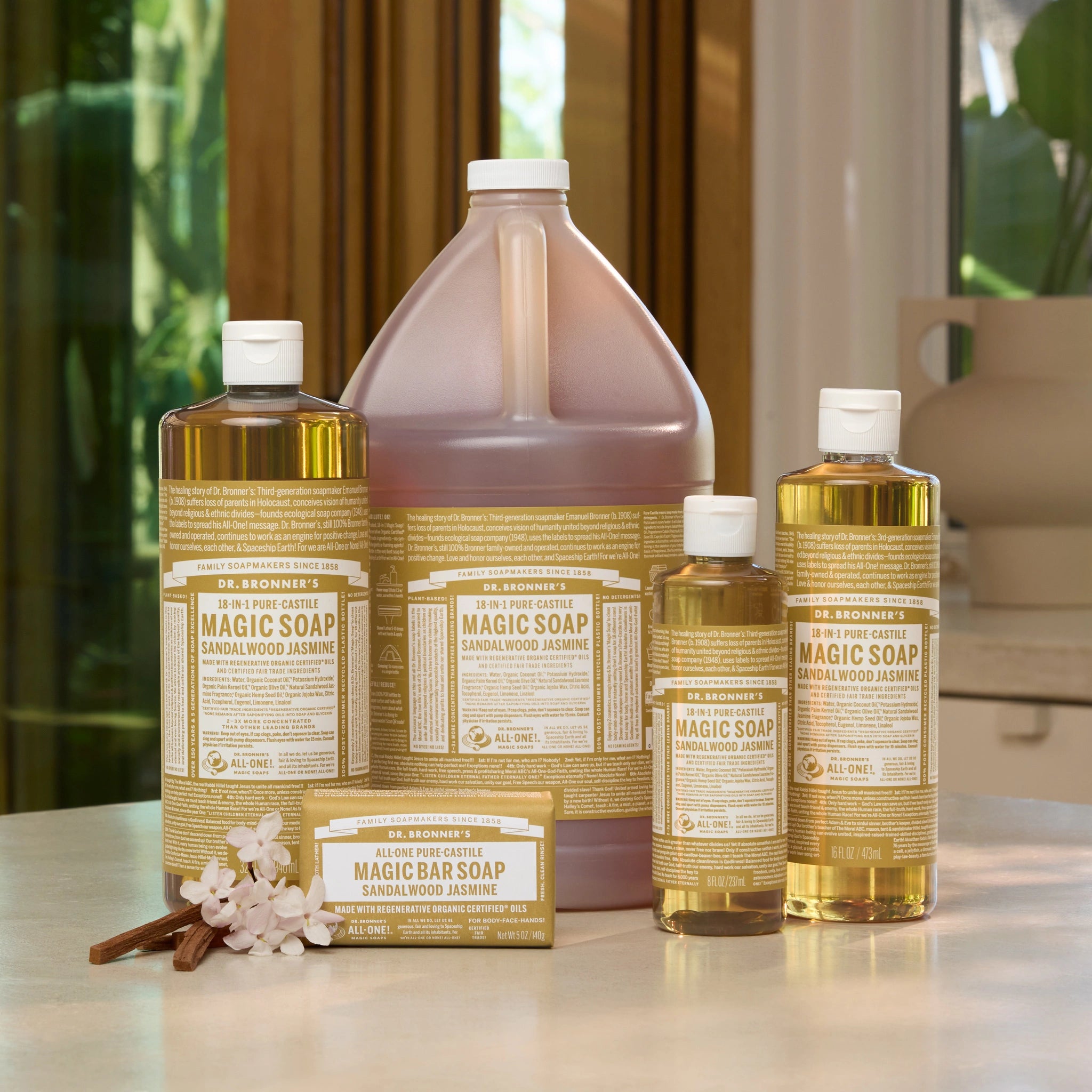 Sandalwood Jasmine - Pure-Castile Bar Soap - Image 4