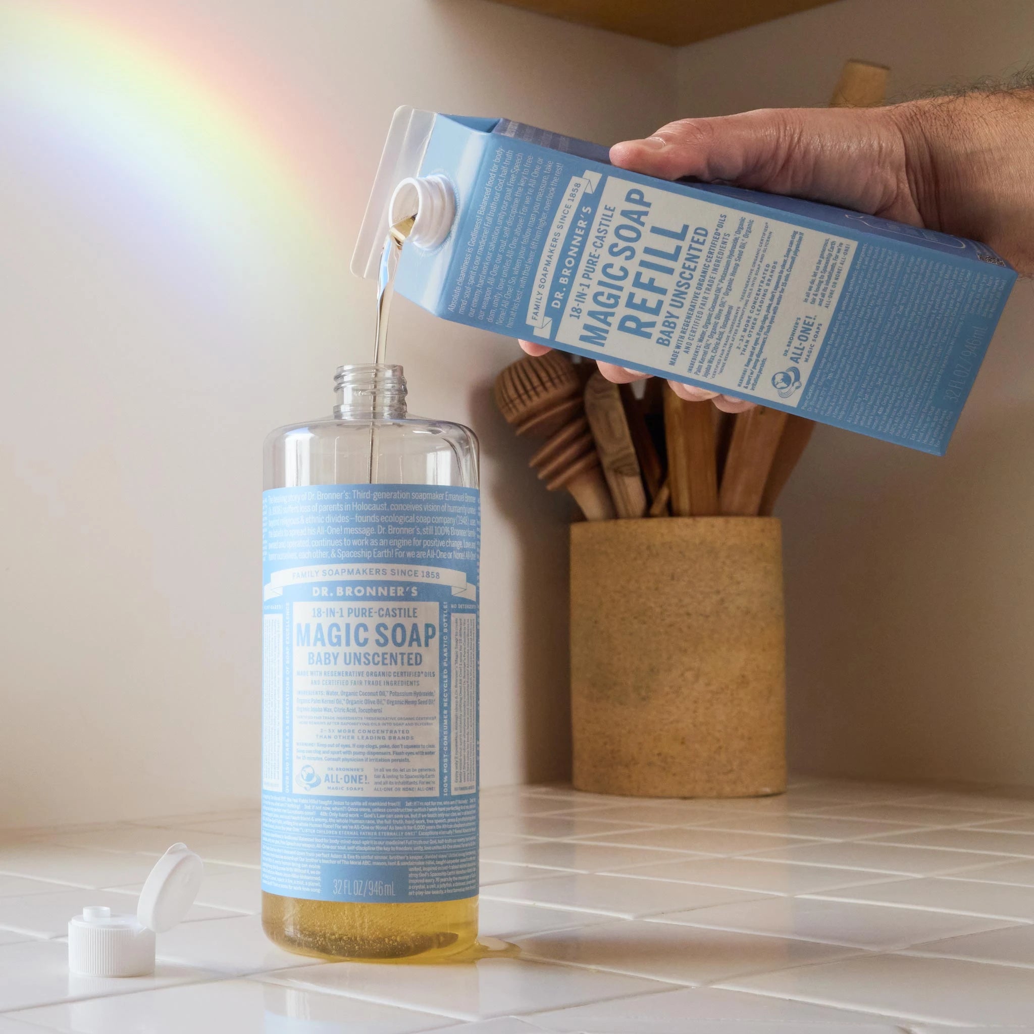 Unscented - Pure-Castile Magic Soap Refill - Image 3