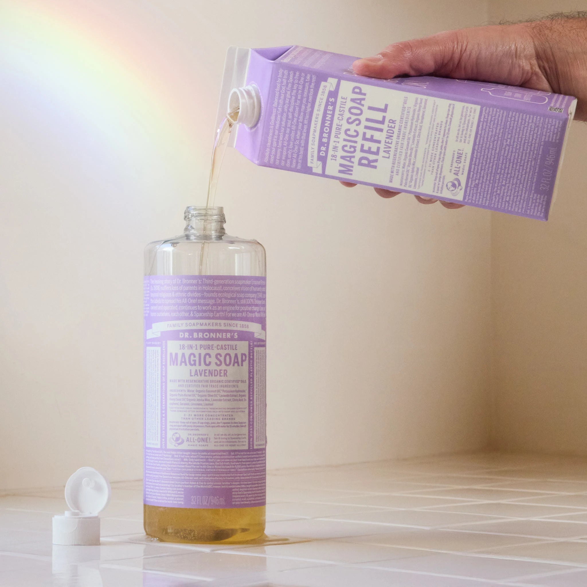 Lavender - Pure-Castile Magic Soap Refill - Image 3