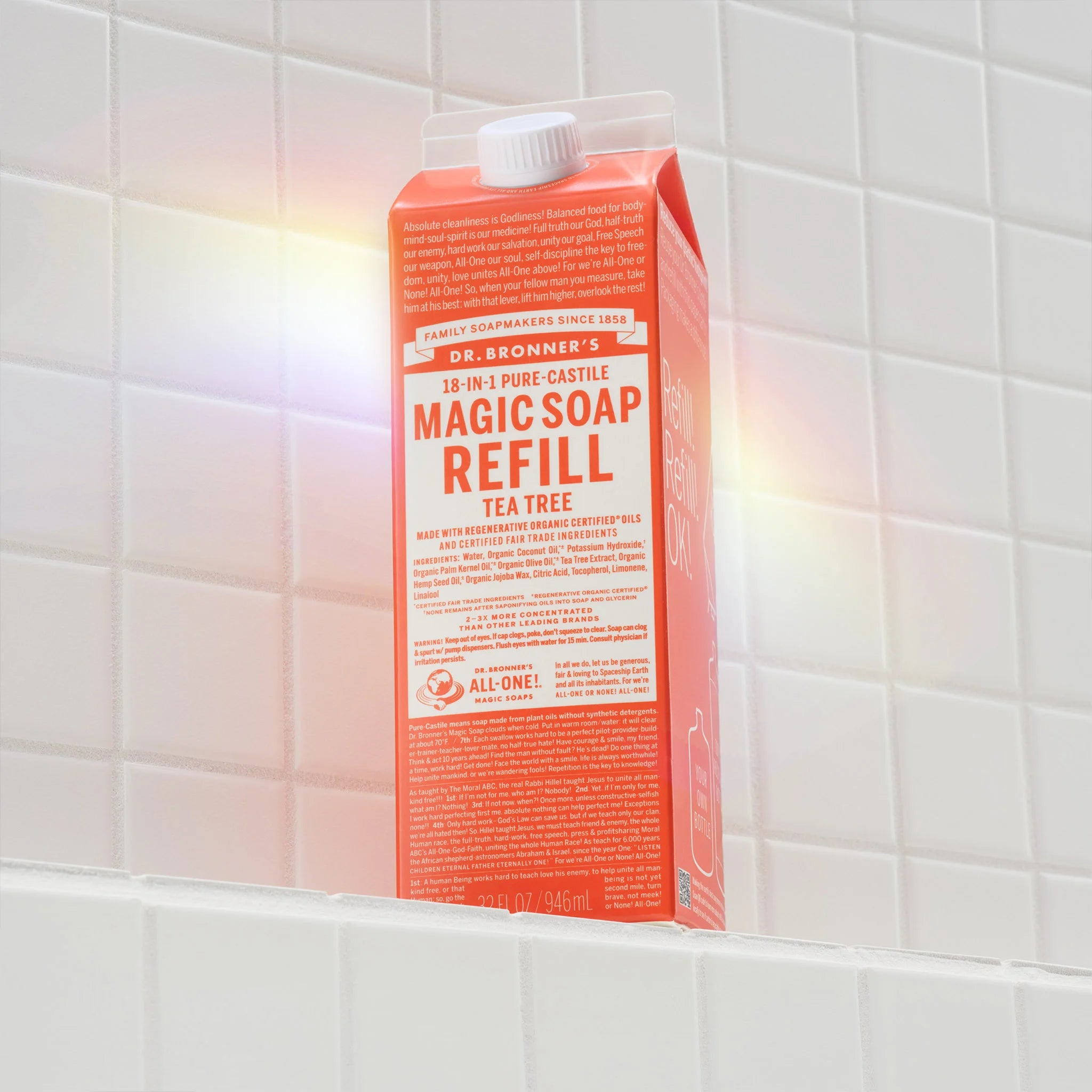 Tea Tree - Pure-Castile Magic Soap Refill - Image 2